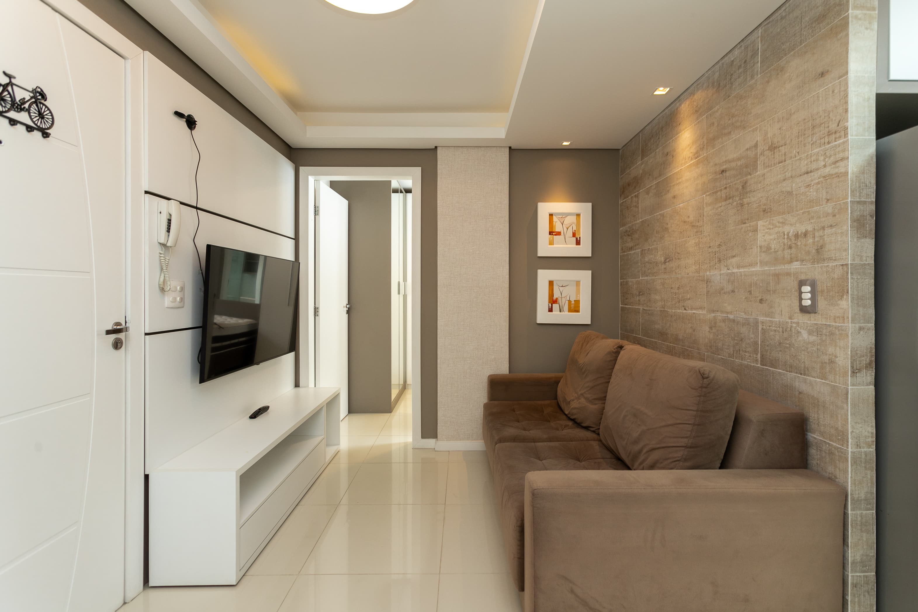 Apartamento Mobiliado e Equipado de 1 Dormitorio na Vila Izabel